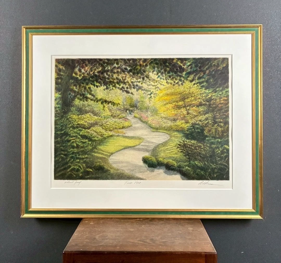 HAROLD ALTMAN ハロルド・アルトマン リトグラフ 額装 直筆サイン HAROLD ALTMAN ハロルド・アルトマン リトグラフ 額装 直筆サイン