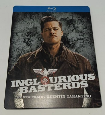 Inglourious Basterds (Blu-ray + DVD, 2009, 2-Disc Set) SteelBook Case, Brad Pitt - Image 1 of 4