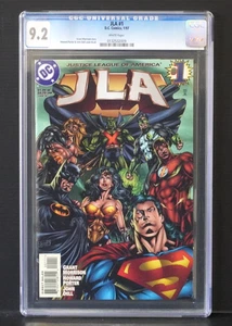 JLA #1 (1997) CGC 9.2 WP Grand Morrison - Howard Porter - John Dell - Bild 1 von 3