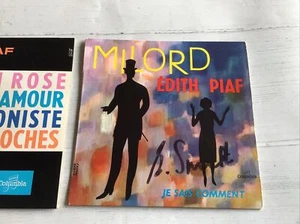 1959 - Edith Piaf – Milord- Single Vinyl - French Pressing & Another - Picture 1 of 6