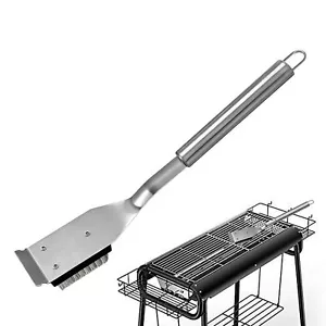 14.96" Stainless Steel Bristle Free Grill Brush Scraper Tool for BBQ Cleaning - Picture 1 of 12