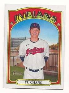 2021 Topps Heritage High Number - #542 Yu Chang - Picture 1 of 1