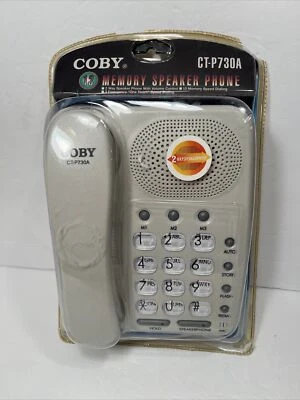 Coby CT-P730A Speakerphone with 13-Number Speed Dial (White) - Изображение 1 из 3