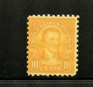 KMC4076-U.S. #591 (U587) Monroe 10¢ naranja, 1925, MNH, FVF, CV$85,00 - Imagen 1 de 2