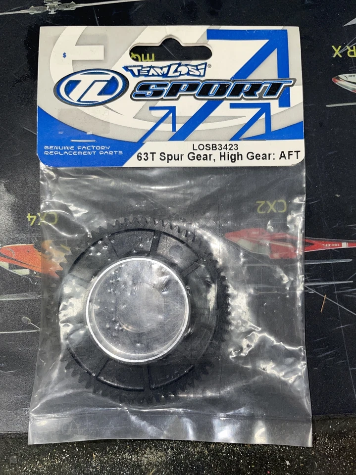 Team Losi LOSB3423 AFT 63T Spur Gear High Gear  NIP • - Image 1 of 1