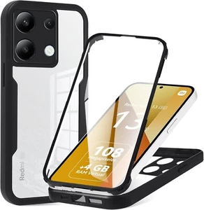 Pour Redmi Note 13 5G Coque Gel avant + Arrière 360 Protection INTEGRALE - Zdjęcie 1 z 5
