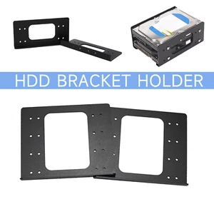 2/4 Bay Hard Disk Rack 3.5" HDD Bracket Holder Box Case Cage Aluminum Alloy - Picture 1 of 13