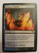 1x Memory Plunder  SHM - Near Mint - MTG - Magic the Gathering