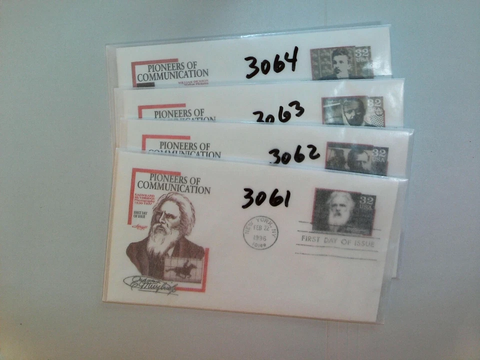 U. S.Stamp FDC- 3061-(4) - Communication Pioneers - ArtMaster cachet - Image 1 of 1