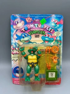 TMNT Toon Turtles Mike sin perforar 1992 sin usar, en caja sin usar, en paquete - Imagen 1 de 7