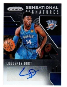 AUTOGRAPHE LUGUENTZ DORT OKLAHOMA CITY THUNDER OKC 2019-20 Panini Prizm Sensation - Photo 1 sur 2