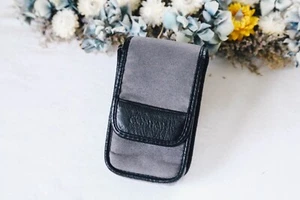 CONTAX T2 Soft Case Genuine Vintage Pouch Black Gray Japan – Damaged Spot - Picture 1 of 5