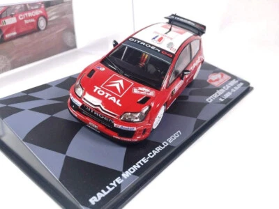 CITROEN C4 WRC #1 RALLY MONTE CARLO 2007 LOEB ELENA IXO ALTAYA - Immagine 1 di 3