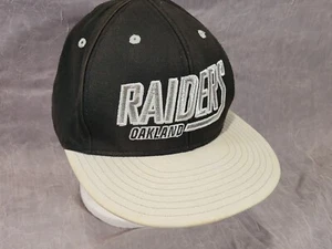 RARE Oakland Raiders Hat Team Reebok SnapBack Adjustable Black Gray - Picture 1 of 5