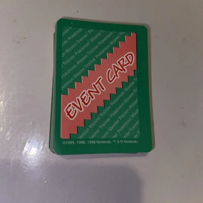 Pokemon MASTER TRAINER 1999 Event Cards Green Set Of 53 CARDS ONLY - Image 1 of 2