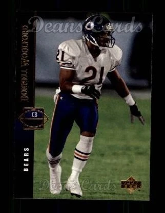1994 Upper Deck #124 Donnell Woolford Bears Clemson 8 - NM/MT - Image 1 of 1