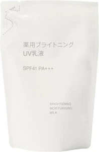 MUJI Medicated Brightening UV Milk Refill 180mL SPF41 PA+++ Herbal Citrus Scent - Picture 1 of 4