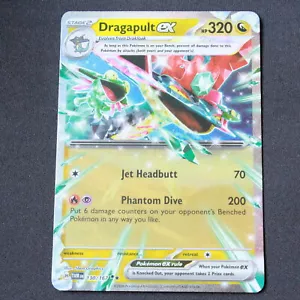 Dragapult ex 130 casi nuevo Pokémon SV06: Twilight Masquerade doble raro Holofoil - Imagen 1 de 2