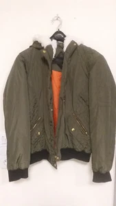 Stepp Jacke mit fellimitat von Denim Co  Gr. 44 - Bild 1 von 6