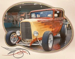 CAMISA DE AUTO HOT ROD RAT CLÁSICA MUSCLE CAR #1702 - Imagen 1 de 5