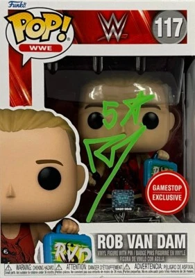 Rob Van Dam autografiado firmado Funko Pop #117 RVD WWE JSA certificado de autenticidad Foto 1 de 2