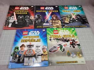 LEGO STAR WARS Disney DK Books Lot 5 Hardback Yoda Jedi Imperial Forces Empire - Imagen 1 de 7