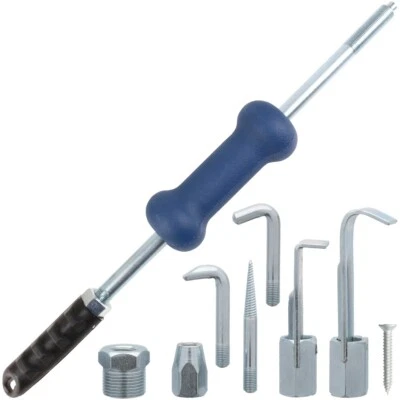 9Pc SLIDE DENT PULLER Lifter Remover Car Body Panel Repair Hammer Kit Garage — 第 1/4 张图片