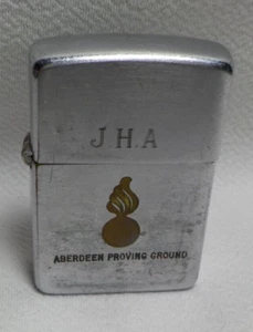 ACCENDINO ZIPPO VINTAGE ANNI '40 50 2032695 ESERCITO AMERICANO MILITARE ABERDEEN TERRENO DI PROVA - Foto 1 di 13