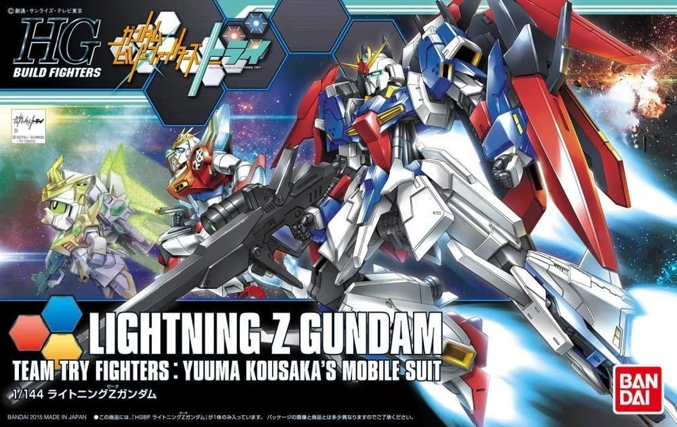 HGBF GUNDAM LIGHTNING ZETA GUNDAM 1/144 MODEL KIT - Image 1 of 1