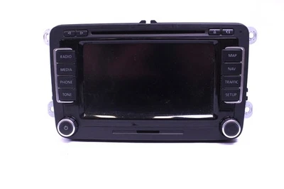 CD Autoradio Navi RNS 510 VW Golf 5 6 VI Passat 3C 1T0035680 BX + Code/Anleitung - Bild 1 von 2