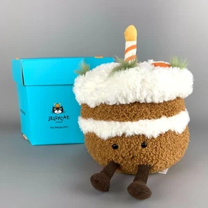 Juguete de Peluche Jellycat Amuseables Pastel de Zanahoria Chicago Exclusivo Nuevo con Caja - Imagen 1 de 13