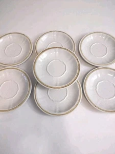7 Heritage Americana Hearthside 6" Teller Untertassen Vintage Steinzeug Dessert - Bild 1 von 8
