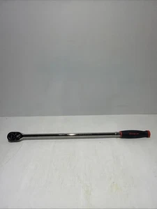 Snap On 1/2" Drive 25" Long Red Soft Handle Fine Tooth Ratchet SHLL80A New - Picture 1 of 18