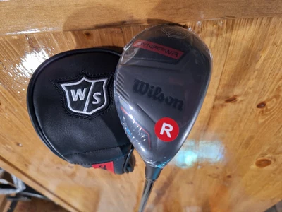 NEW RH Wilson DynaPower 19* 3 Hybrid 5.5 HZRDUS Smoke Red 70 gm Midspin W/HCVR - Image 1 of 4