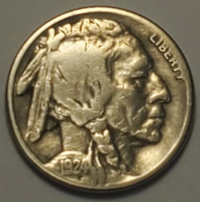 Nicer Low Mintage 1924 S Buffalo Head Nickel - Image 1 of 2