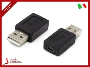 Adattatore USB A maschio a Mini B femmina a 5 Pin - Photo 1/1
