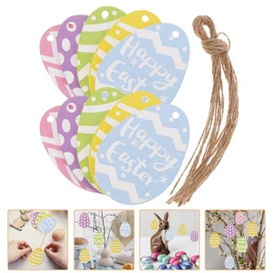 10 Pcs Egg Wood Chips Birthday Party Supplies Eggs for Decorating - Imagen 1 de 12