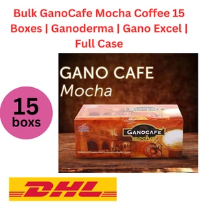 Bulk GanoCafe Mocha Coffee 15 Boxes | Ganoderma | Gano Excel | Full Case - Picture 1 of 6