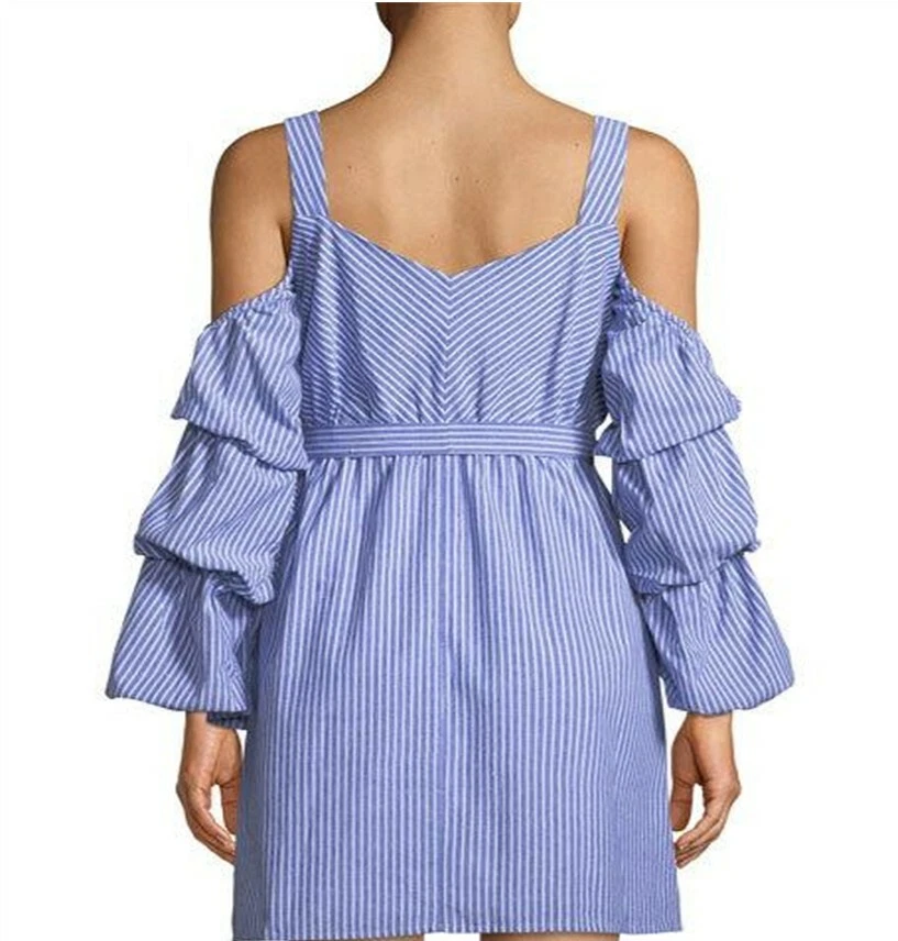 Vestido Alexia Admor Sweetheart ombro frio manga babado tamanho. Médio 151132 - Imagem 1 de 1