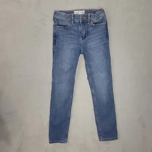 Abercrombie Kids High-Rise Super Skinny Jean Blue Girls Size Slim 7/8 - Picture 1 of 6