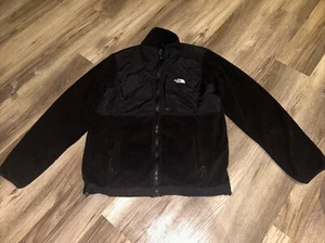 The NorthFace Denali Black Full Zip Fleece Jacket Pockets Sz L Polartec - Picture 1 of 6