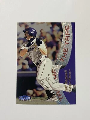 1998 Fleer Tradition Baseball Card #321 Jeff Bagwell Tale Of The Tape - Image 1 of 2
