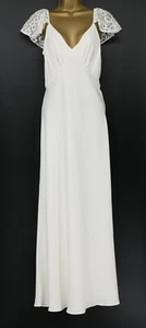 RIXO ESME SILK FLORAL LACE WEDDING DRESS WOMENS UK12 IVORY RRP£820 BR - Picture 1 of 5