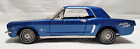 Motor Max 1964 1/2 Blue Ford Mustang American Graffiti 1:18 Diecast #73145-READ