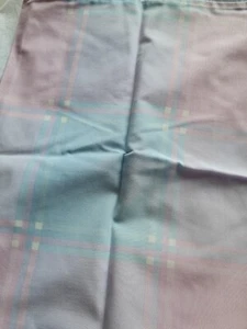 Quadratisches Karomuster Einzel Bettbezug Set gebraucht rosa/blau - Bild 1 von 2