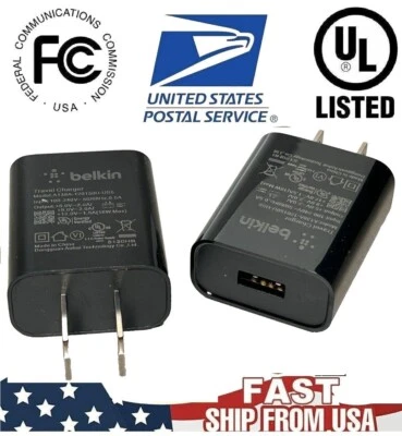 BELKIN MOPHIE BOSE A138A-120150U-US5 TRAVEL CHARGER FAST USB A CHARGER 5V 9V 12V - Image 1 of 4