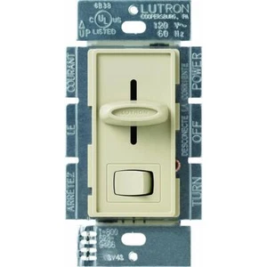 Skylark Dimmer Switch, with Preset, 1000-Watt Incandescent/Single-Pole or 3-Way, - Picture 1 of 3