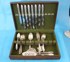 Set 8 posate vintage 45 pezzi Tudor Plate Oneida Community Fantasy Silverplate - Foto 1 di 9