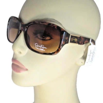 Gafas de sol JESSICA SIMPSON de gran tamaño envolventes con caparazón de tortuga J5555-TS Foto 1 de 4