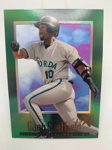 1997 SkyBox E-X2000 #74 Gary Sheffield Florida Marlins NM - Bild 1 von 2
